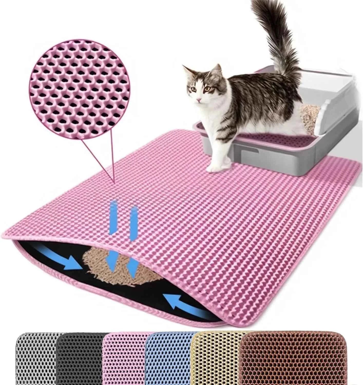 Waterproof Double Layer Cat Litter Mat