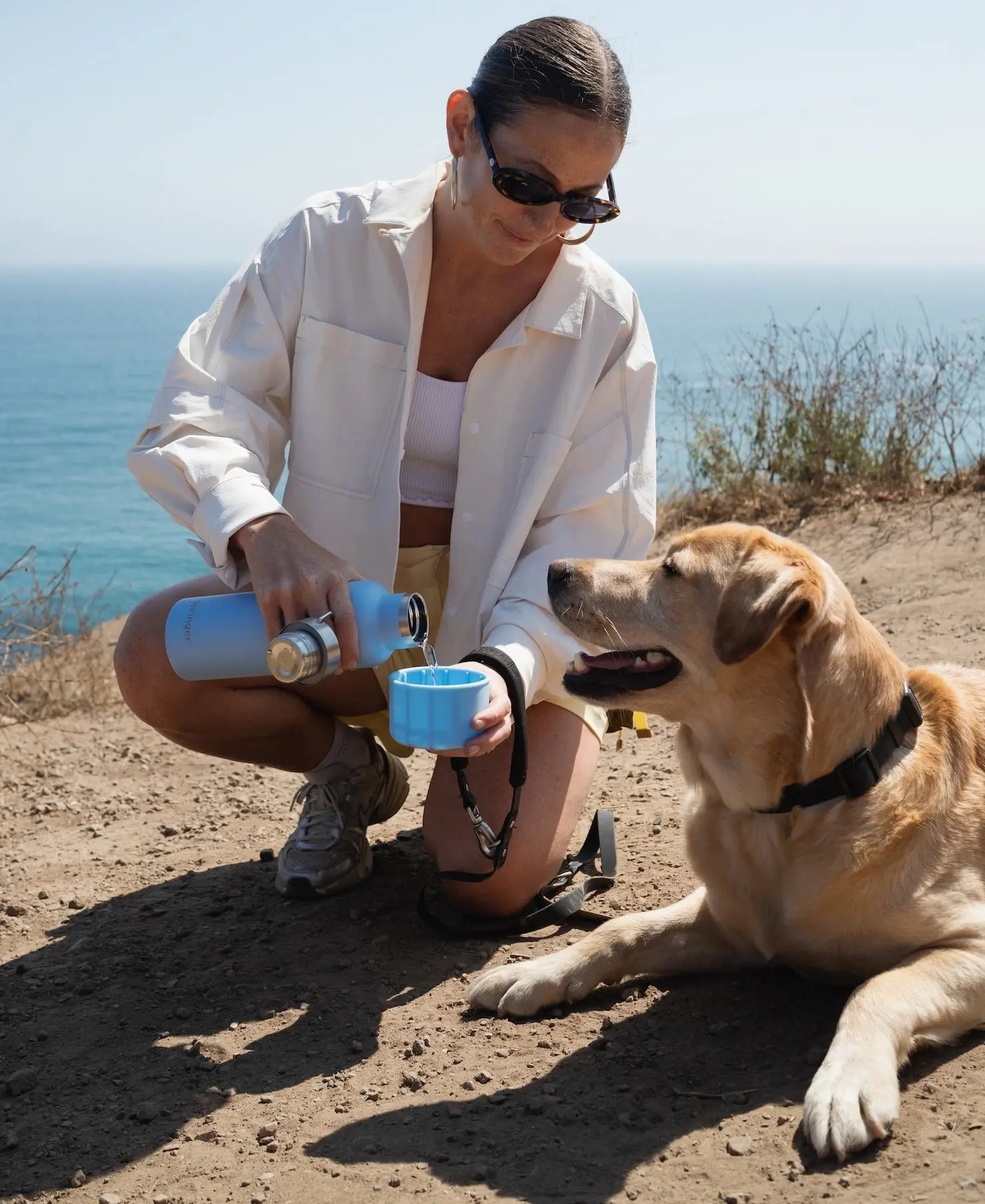 24oz Dog & Me Insulated Travel Dog Water Bottle