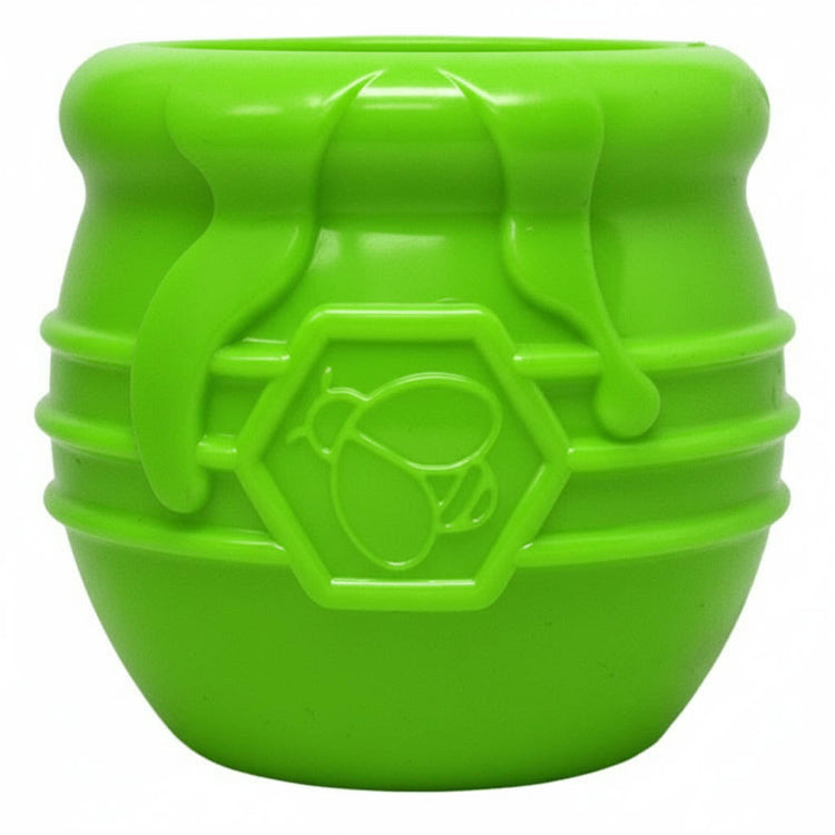 Honey Pot Dog eCup Treat Dispenser | Durable PUP-X Rubber Enrichment Toy | USA Made