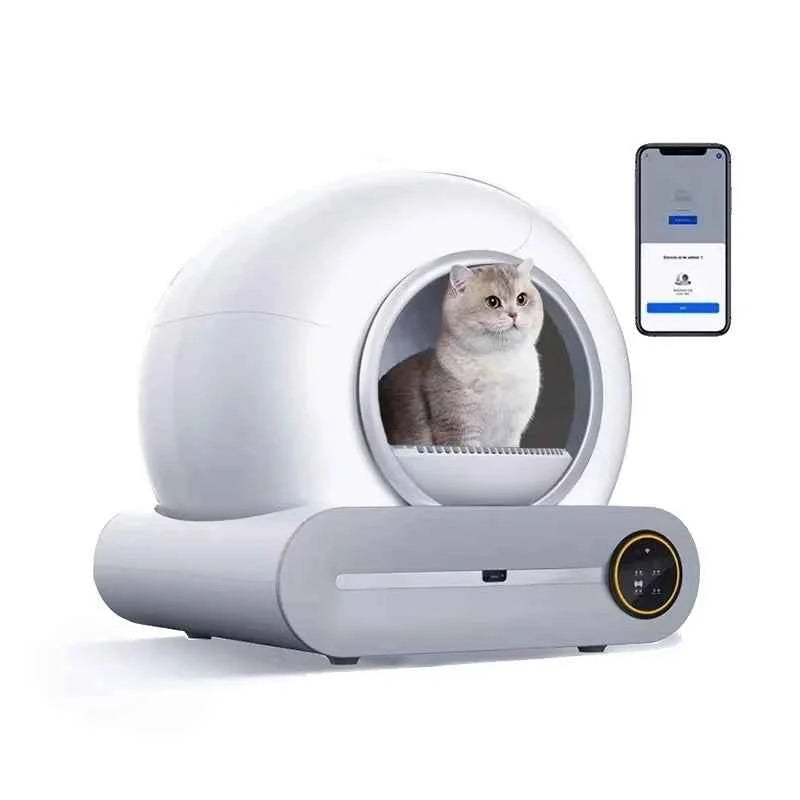 Tonepie Automatic Self Cleaning Cat Litter Box - 65L App Control