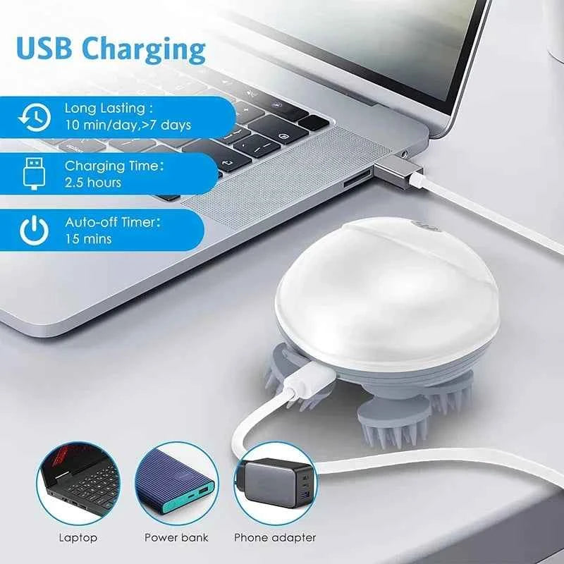 Electric Scalp Massager Device