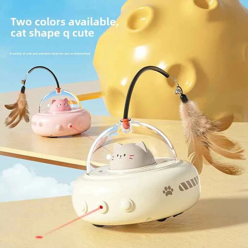 Intelligent automatic cat teasing toys self-hilarity relieving boredom electric induction cat toys pet supplies