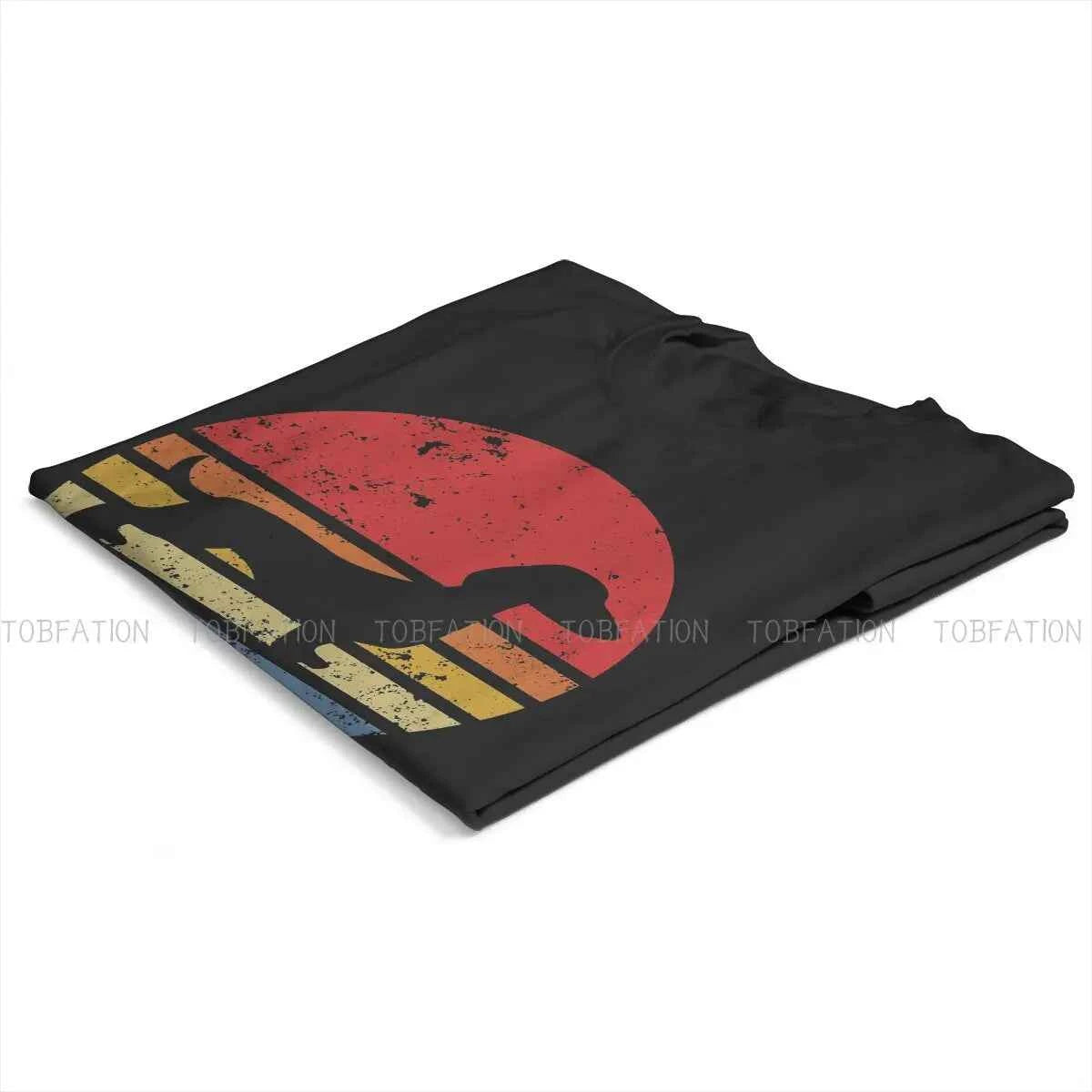 Dachshund Retro Sunset Daschund Unique Polyester TShirt Sausage Dog Comfortable Hip Hop Gift Idea T Shirt Short Sleeve
