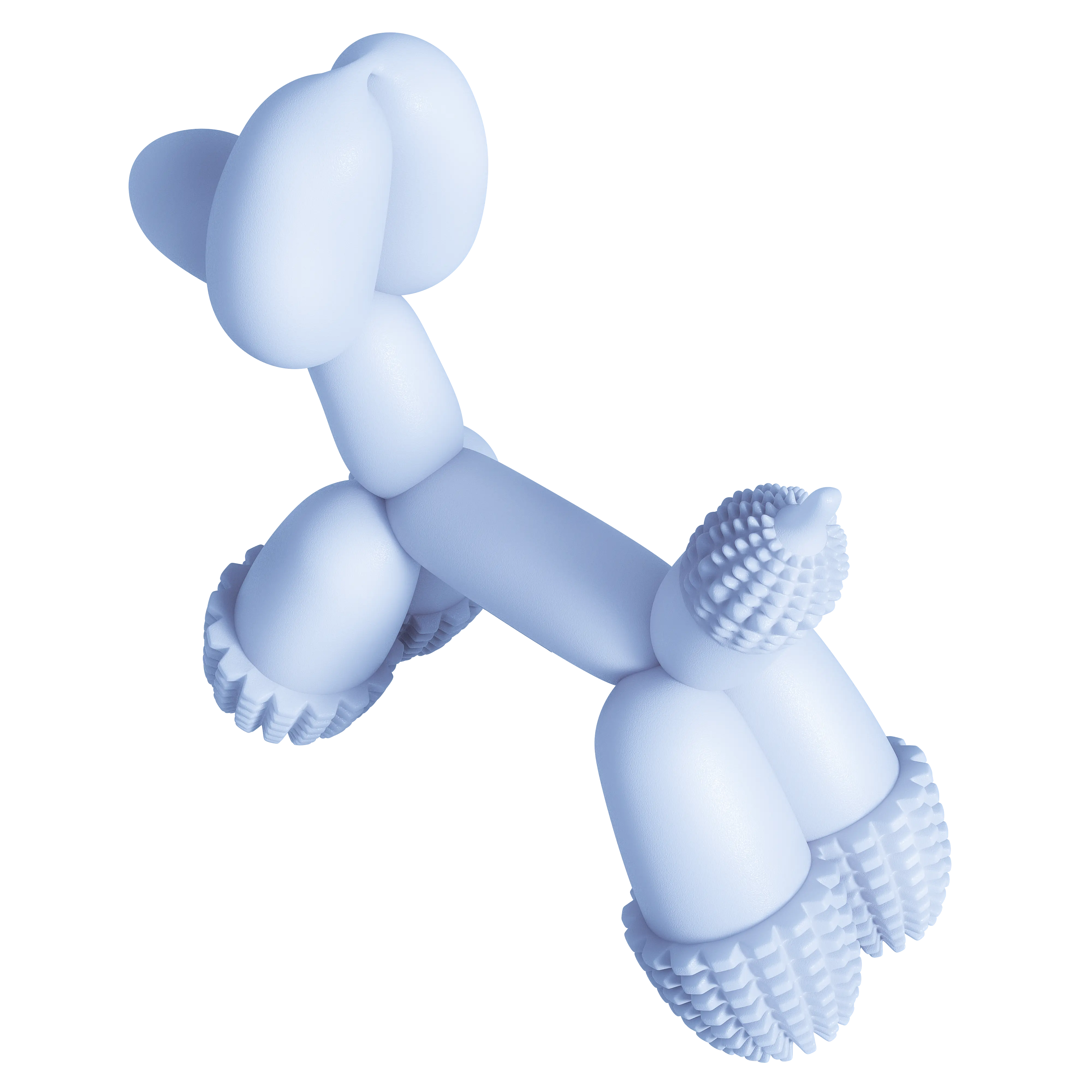 Balloon Dog Toy Blue