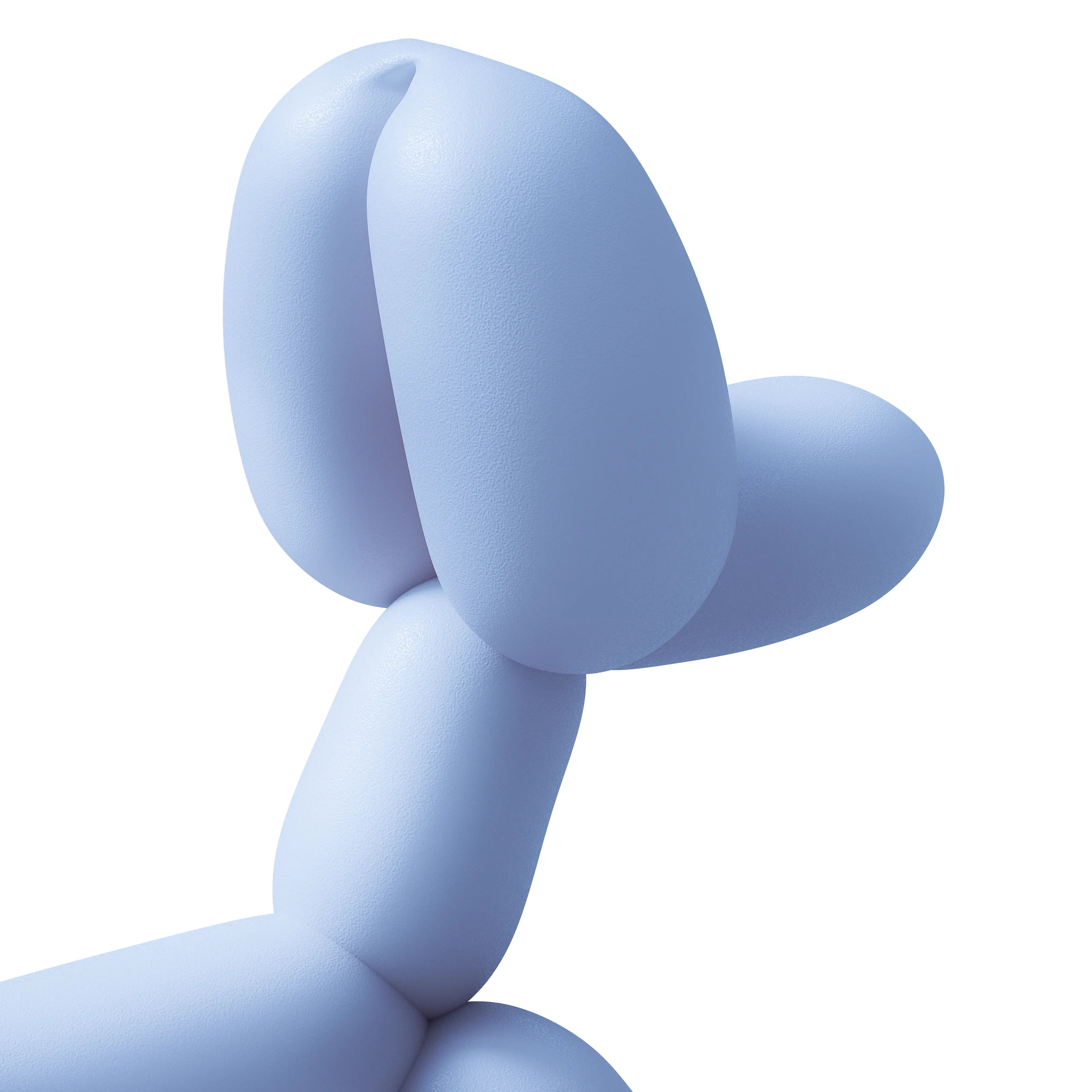 Balloon Dog Toy Blue