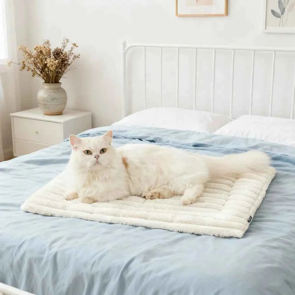 SnuggleHeat™ Self-Warming Pet Bed 🐱✨