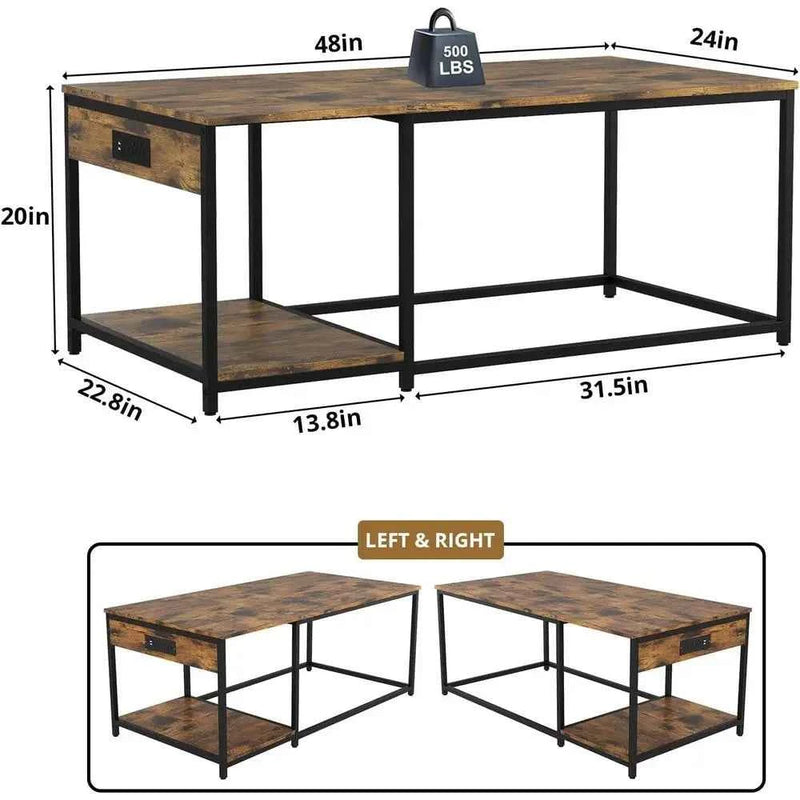 4x2x2 Reptile Enclosure Stand – 48"x24" Tall Reptile Tank Stand or 120 Gallon Aquarium Stand, Bearded Dragon Cage, Snake Enclosu