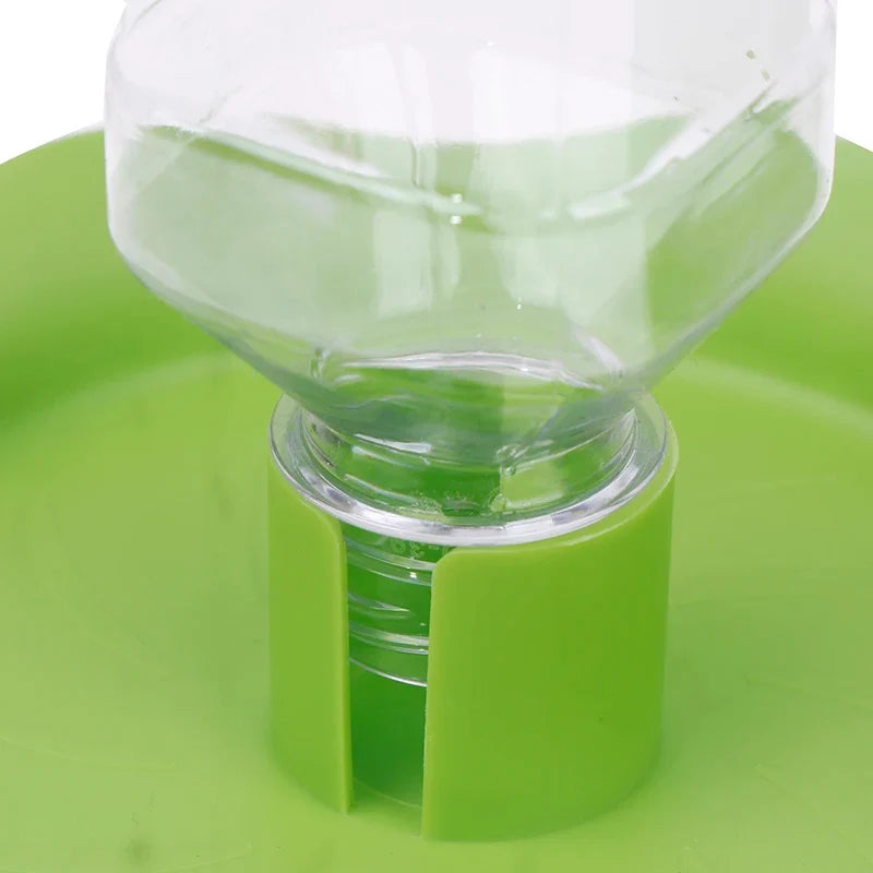 Reptile Water Drinker Dispenser Food Bowl Lizard Gecko Feeder Round Dish Turtle Water Bowl Drink Bottle Reptile Feeders