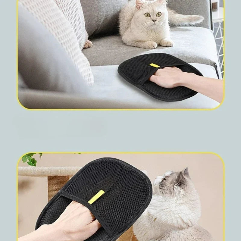 Pet Hair Removal Glove for Clothes and Furniture