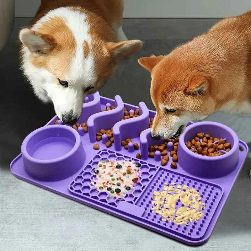 CalmLick™ Slow Feeder Mat 🐶🧡 — Stress Relief & Healthy Eating