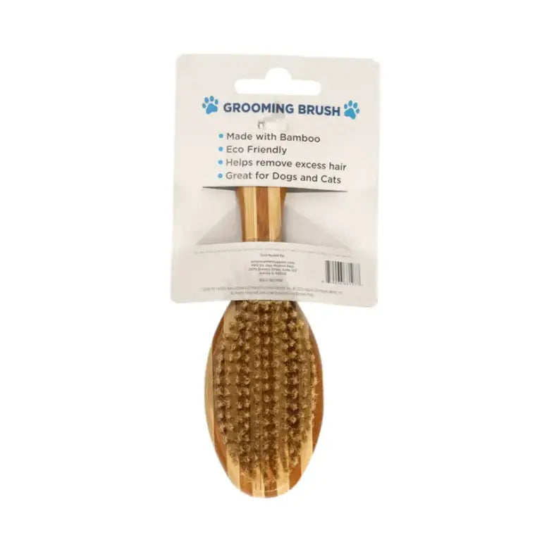 Country Living Dual-Sided Natural Wood Dog Brush - Ergonomic, Durable & Versatile American Pet Supplies