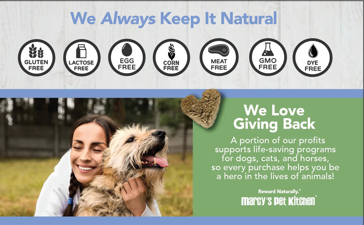 Marcy's Pet Kitchen-Vet Recommend- All Natural-Vegan Homemade,-Gluten Free-Chicken Free-for Sensitive Stomachs-Made in The USA Only Marcy's Pet Kitchen