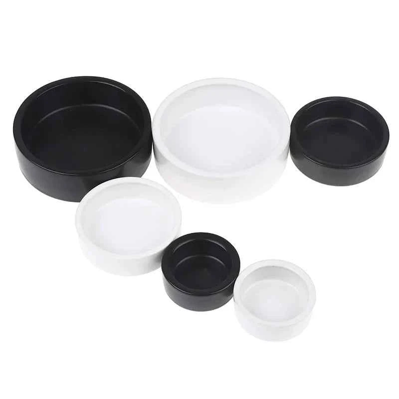 Reptile Food Ceramic Bowl Anti-Escape Ceramic Feeder Dish Reptile Water Bowl For Hermit Crab Gecko Chameleon Corn Snake
