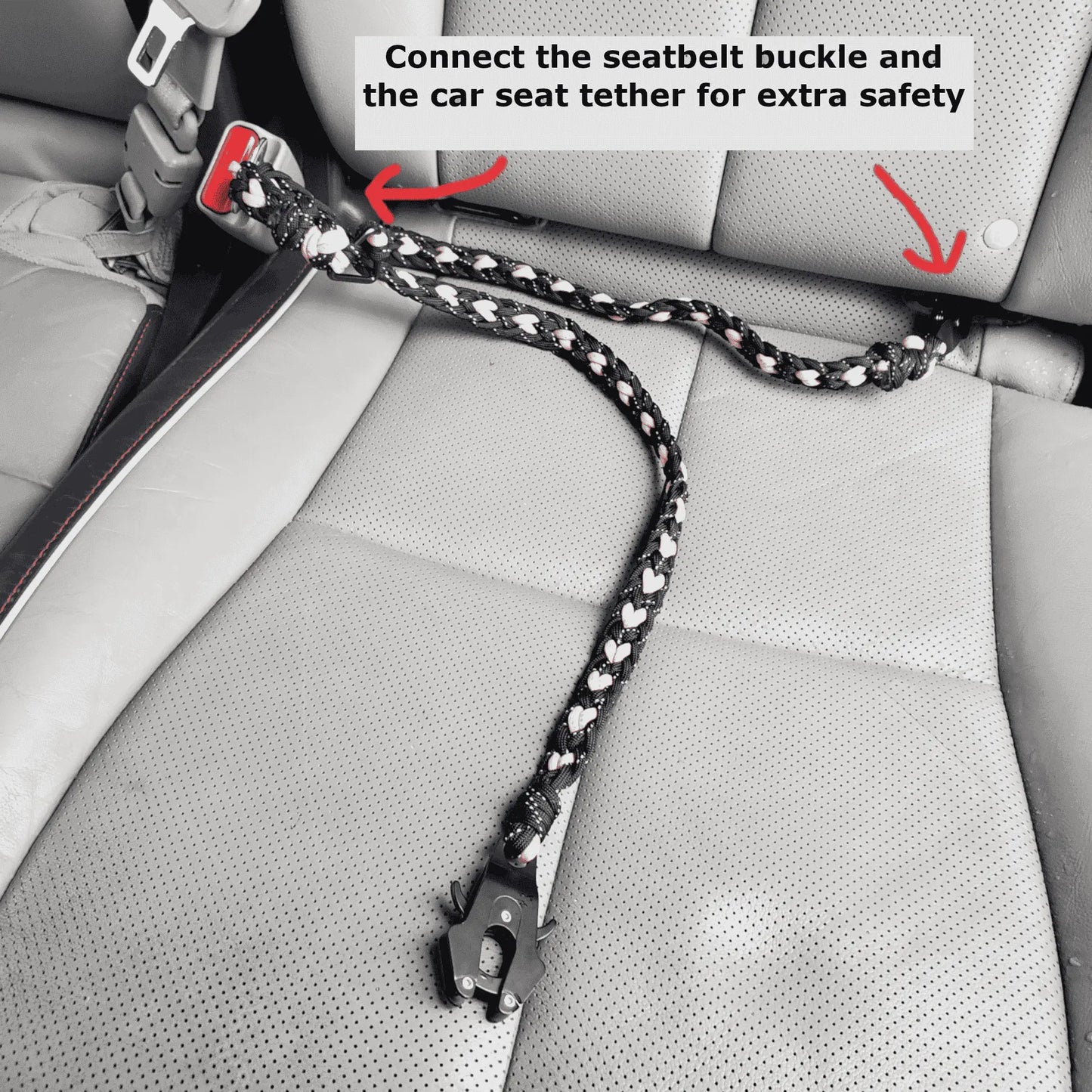 Seat Belt Tether (4-in-1 Connect) Carmella & Rose
