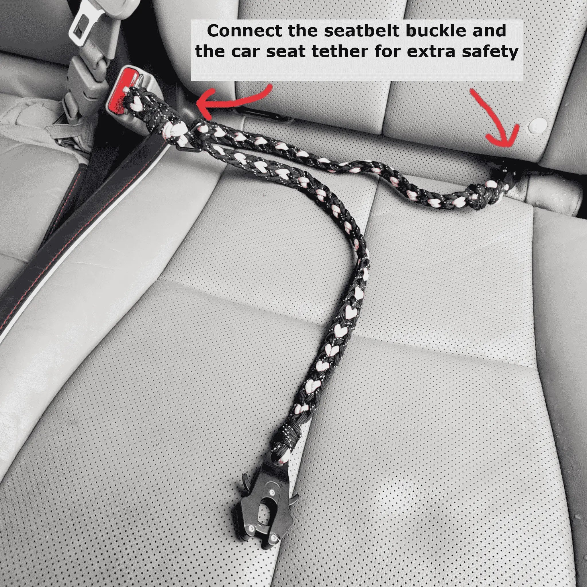 Seat Belt Tether (4-in-1 Connect) Carmella & Rose