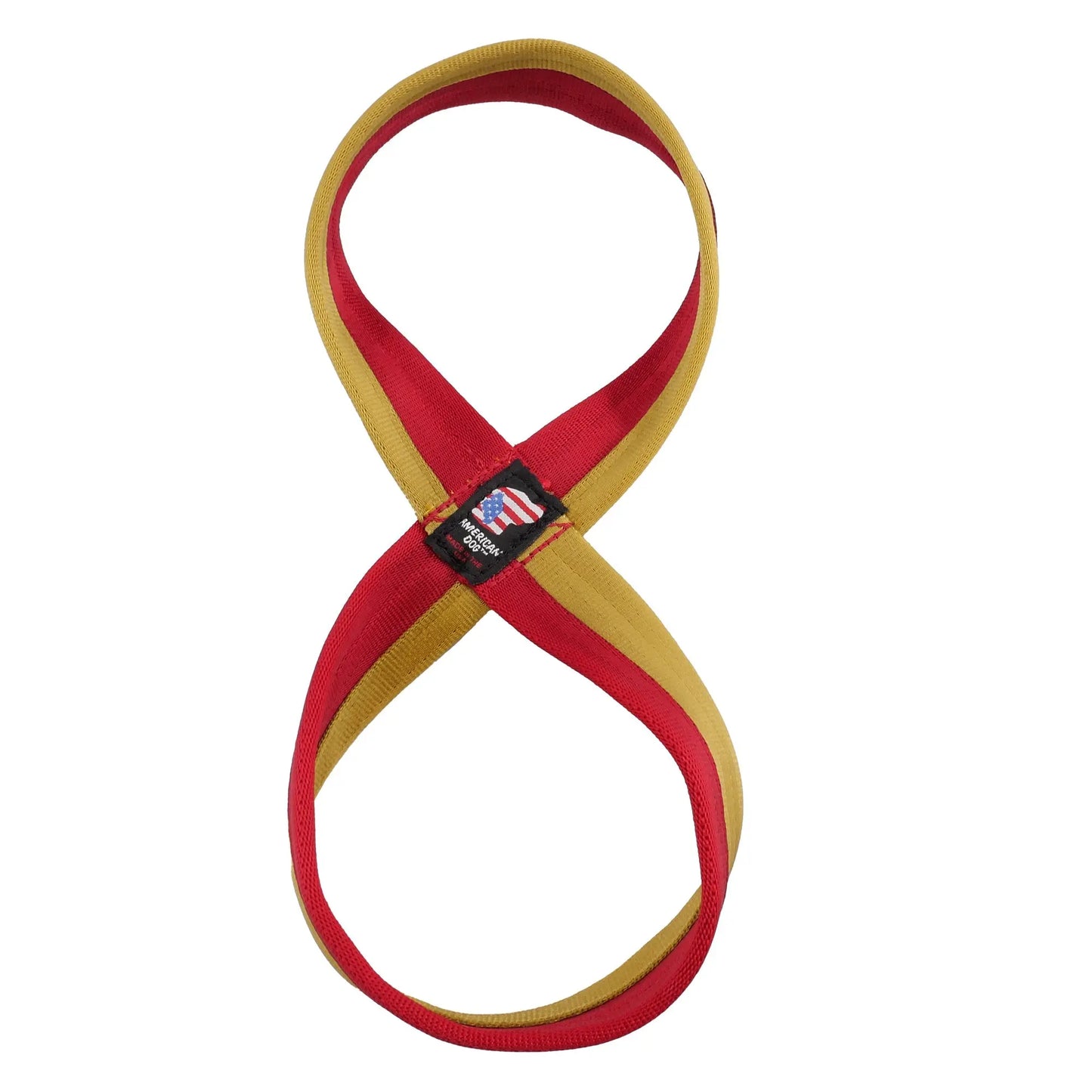 Seatbelt 2-Tone Figure 8 Tug American Dog