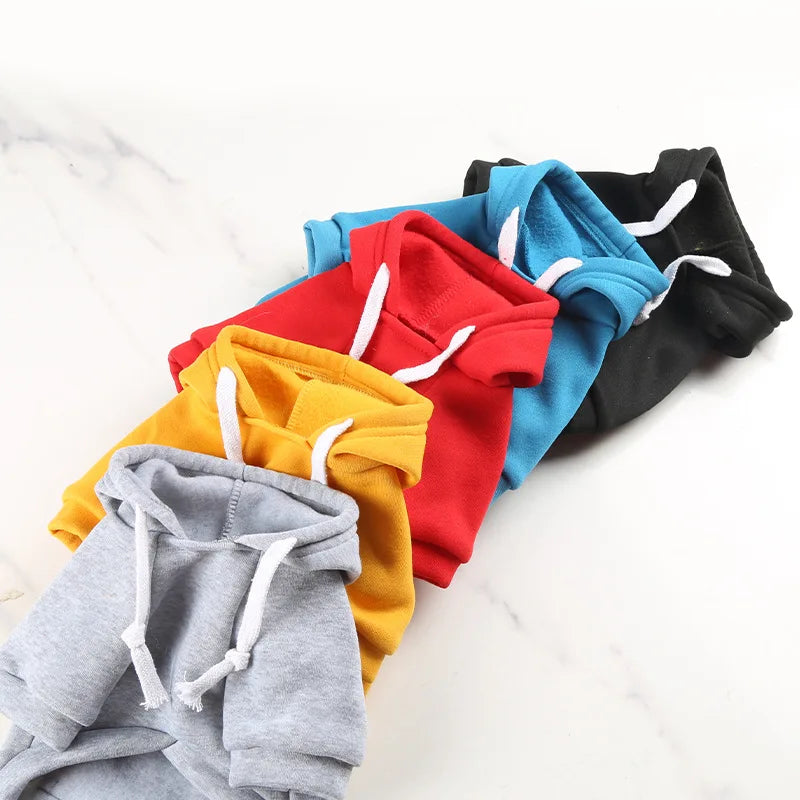 Pet Hoodies for Large Dogs Spring and Autumn Fleece Golden Retriever Sweatshirt with Hat and Zip Pocket Pet Clothing