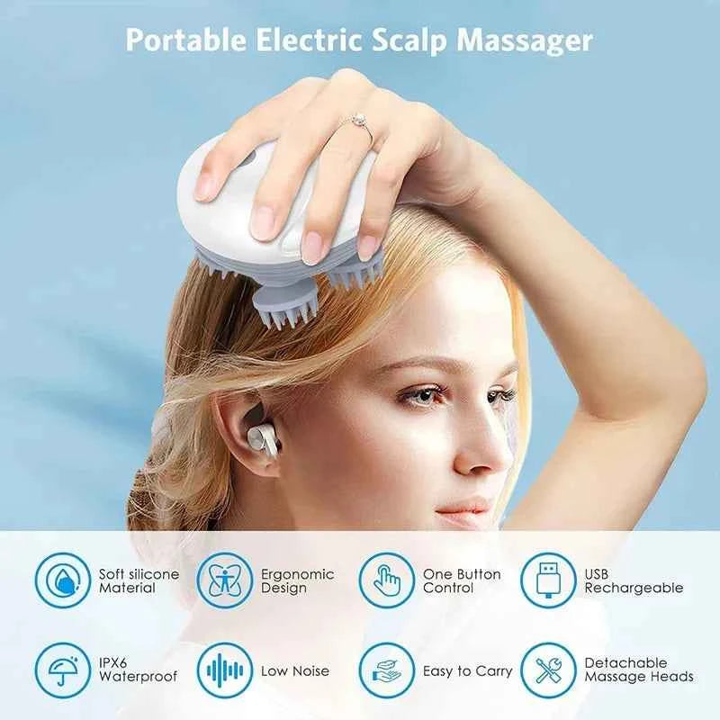 Electric Scalp Massager Device
