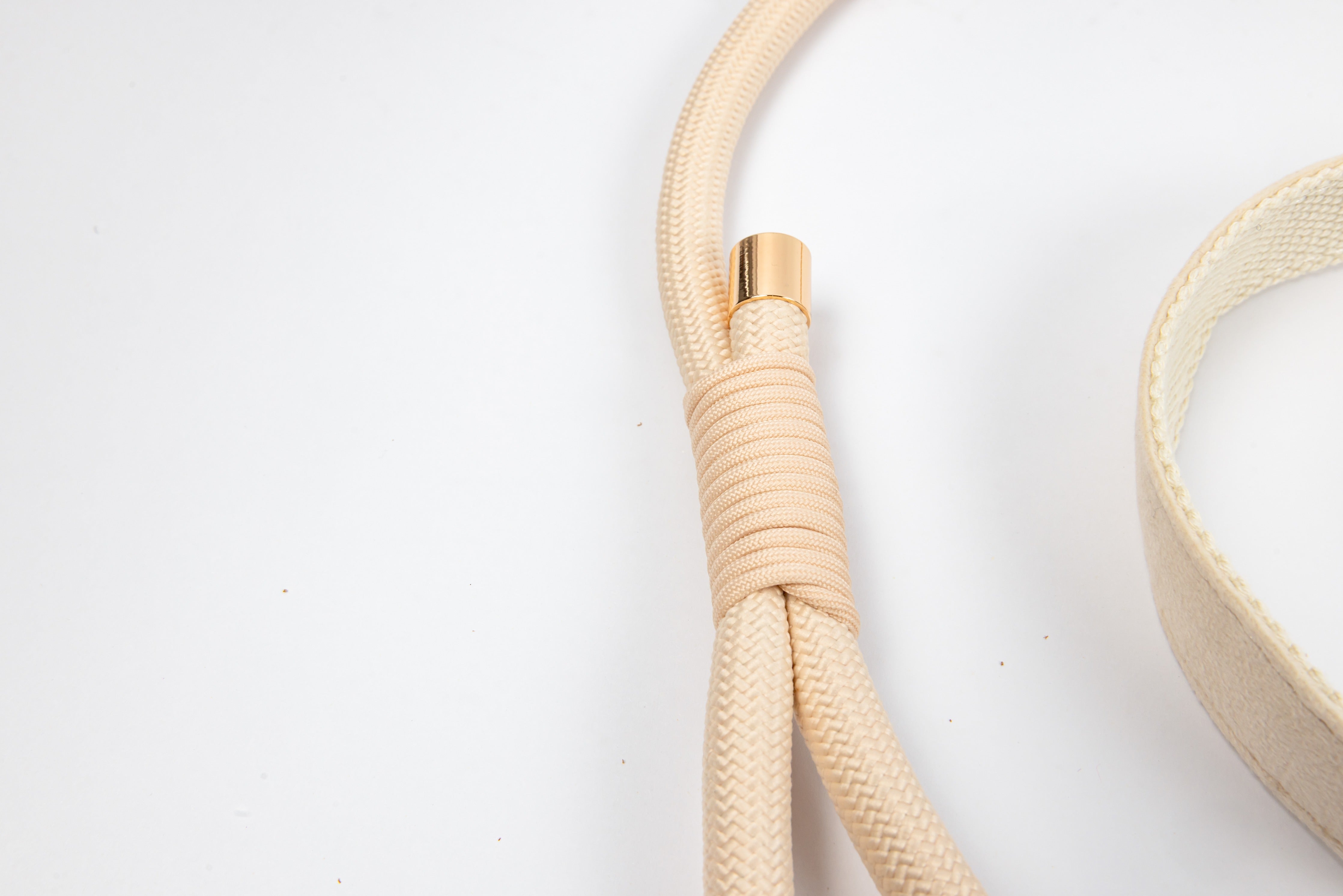 Signature Rope Leash - Cream