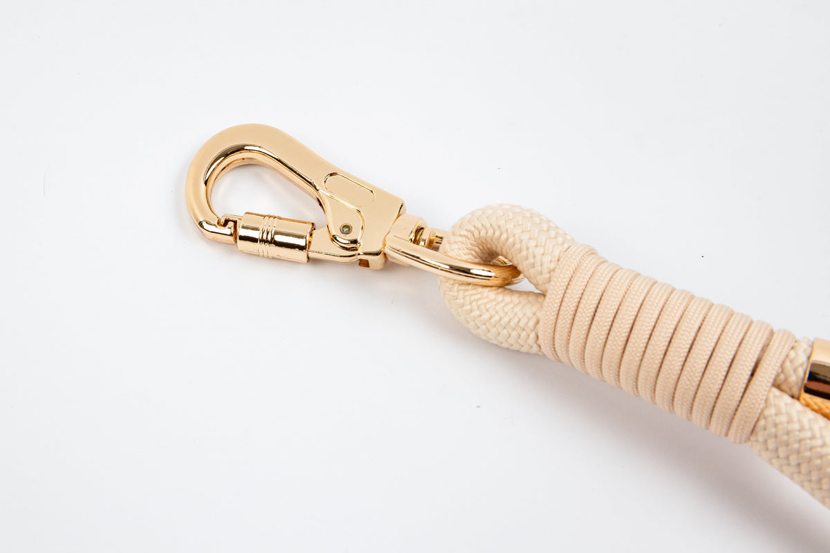 Signature Rope Leash - Cream