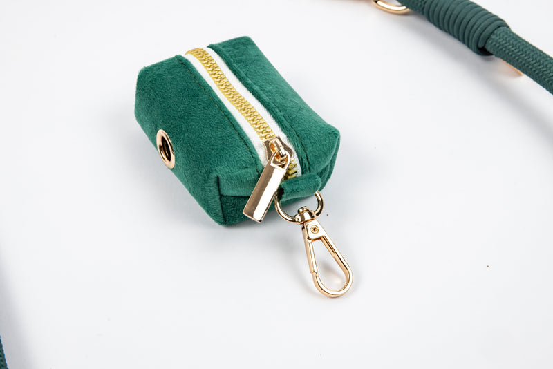 Signature Velvet Poop Bag Dispenser - Fir