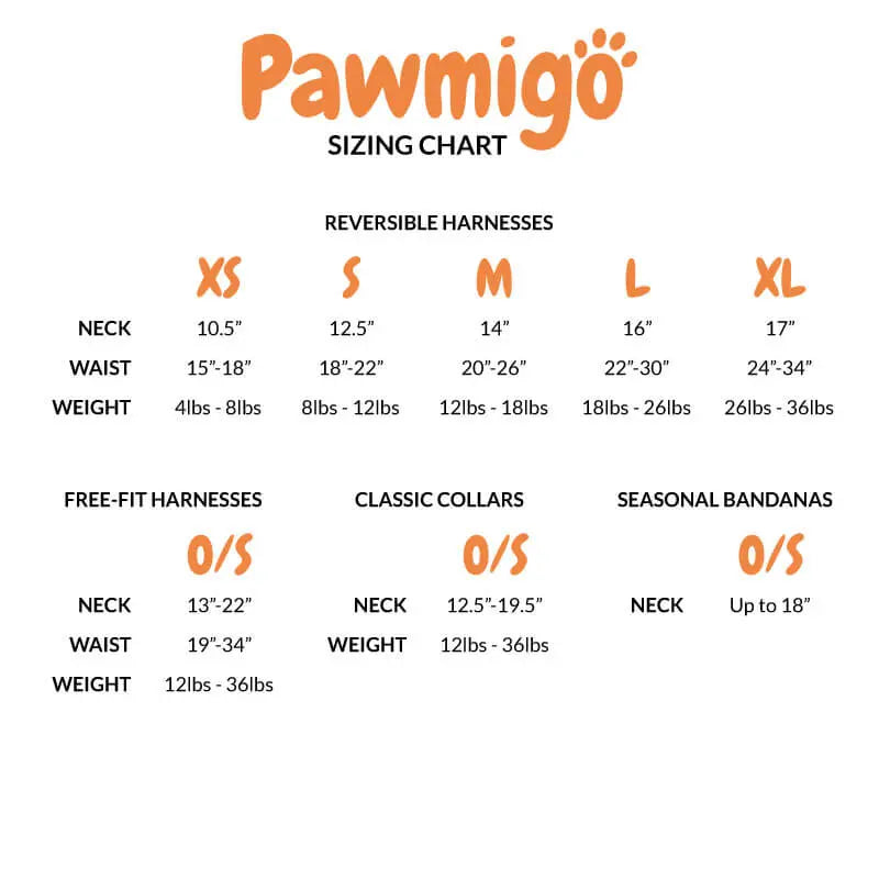 Red, White & Bark Free-Fit Harness Pawmigo