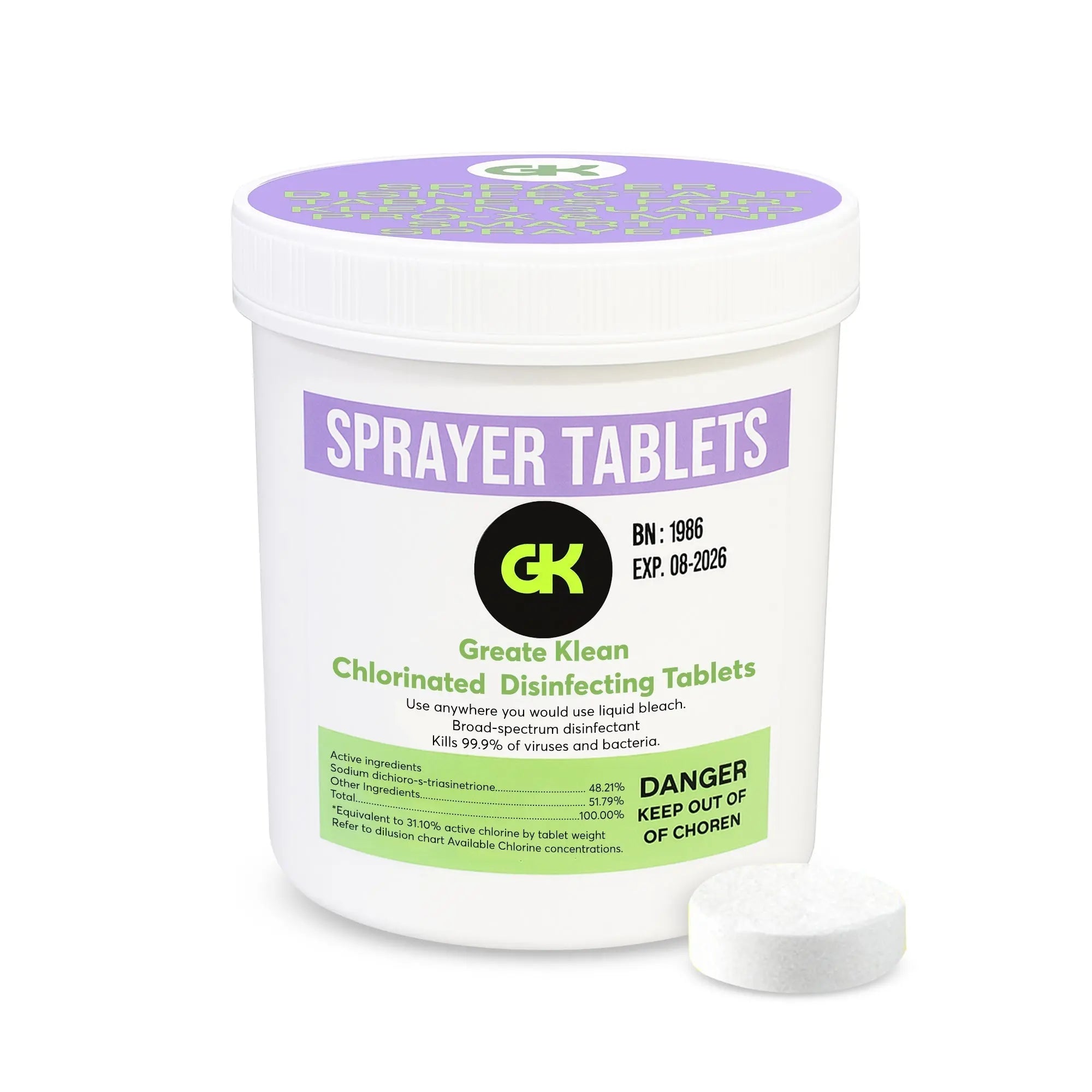 Klean Guard Pro-X Sprayer (Pro-X & 120CT Sprayer Tablets included) Horizon Animal Care