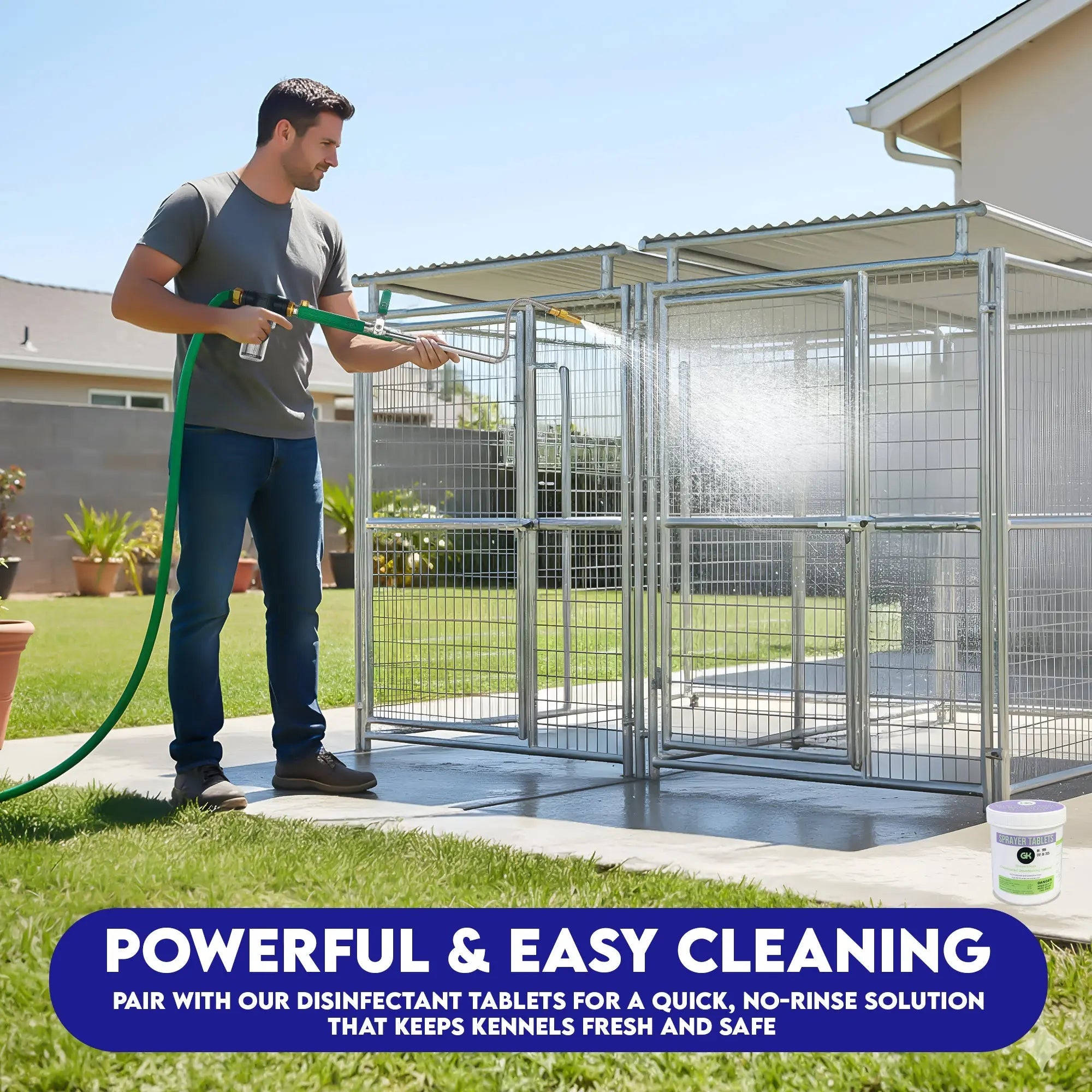 Pro-X Sprayer Combo Kit (Sprayer & 120 CT Sprayer Tablets included& Expandable Hose) Horizon Animal Care