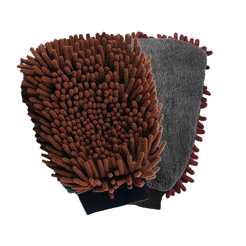 THE MAGIC MITT Dual-Sided Microfiber Grooming Mitt for Dogs & Cats — Use with Waterless Shampoo - K9 Outdoors