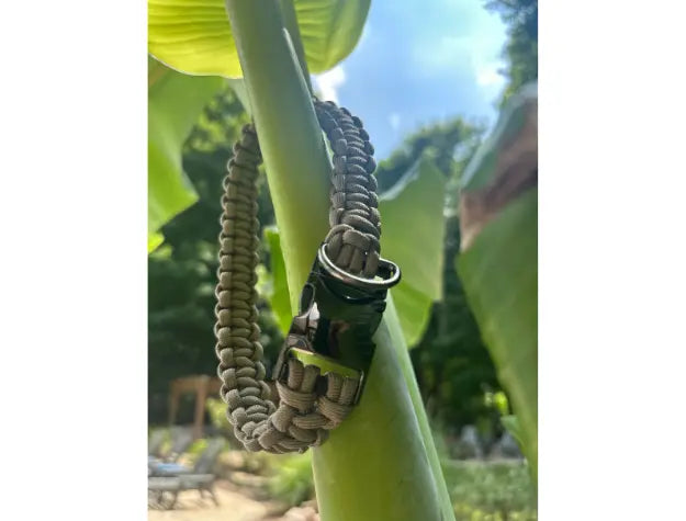 Cobra Braid in Tan - Handmade Dog Collar