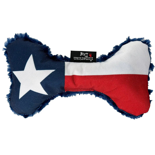 Texas Flag Bone (Nylon & Fleece) American Dog