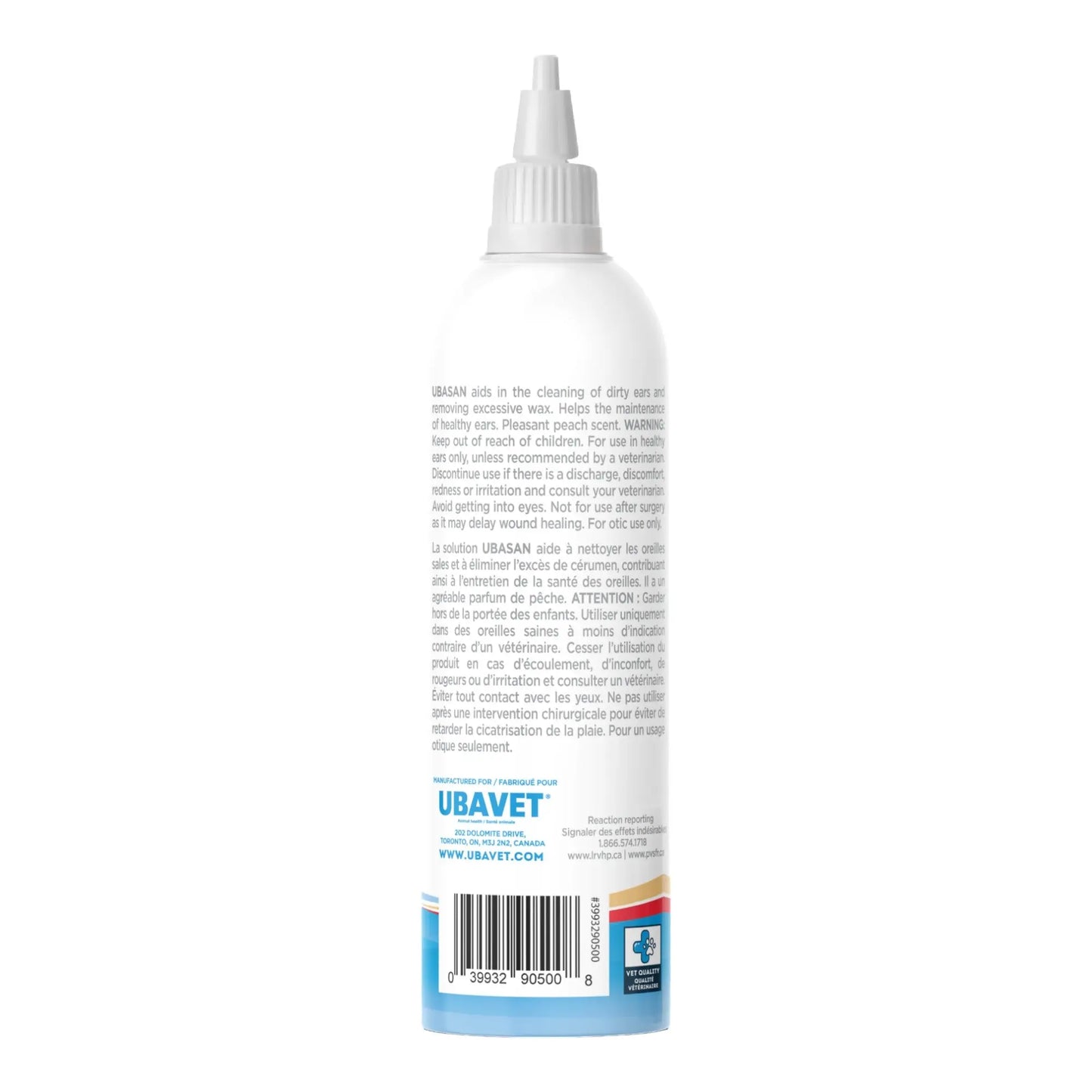 UBAVET Ubasan Ear Cleansing Solution for Dogs & Cats – (4 fl oz / 120ml) American Pet Supplies