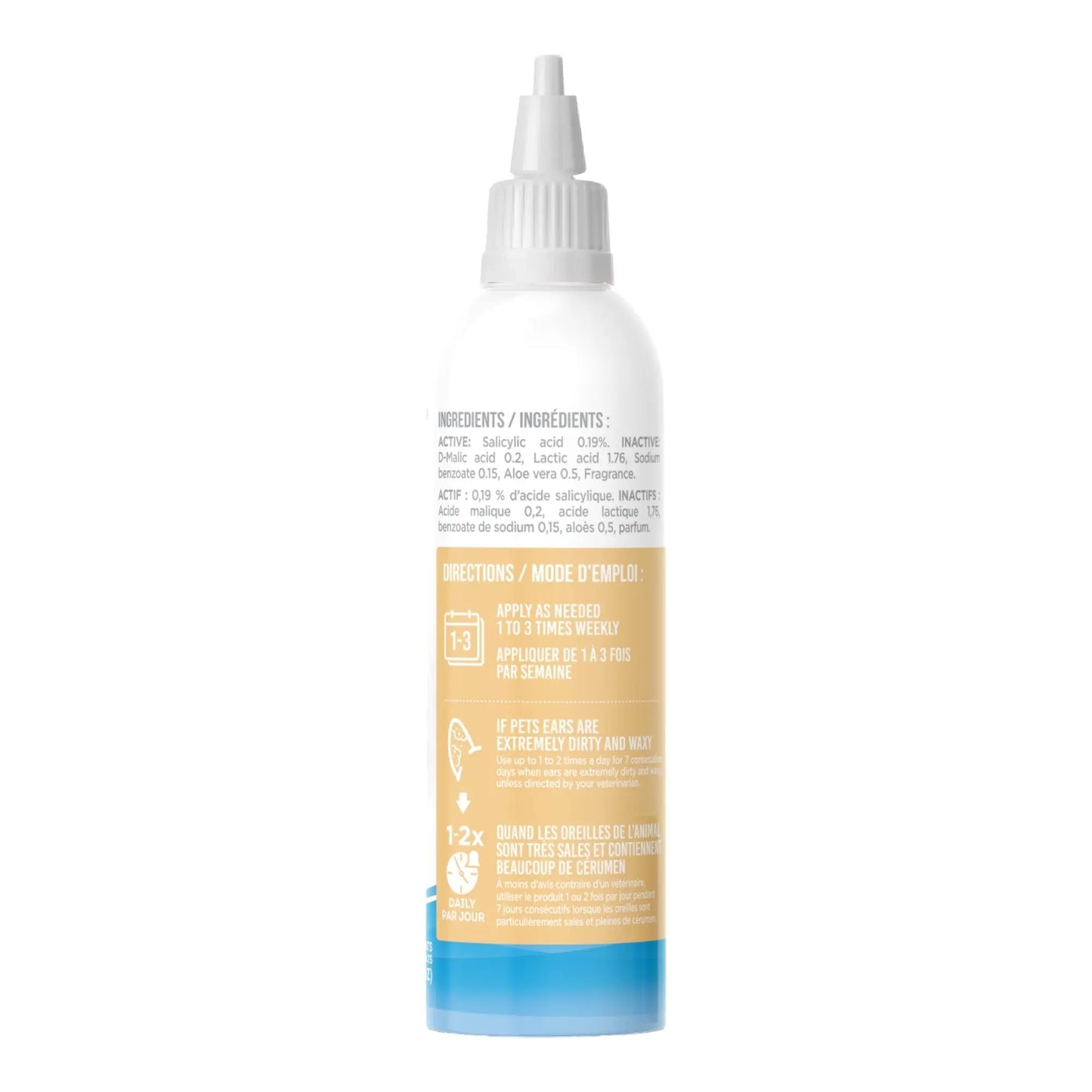 UBAVET Ubasan Ear Cleansing Solution for Dogs & Cats – (4 fl oz / 120ml) American Pet Supplies