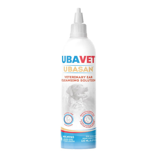 UBAVET Ubasan Ear Cleansing Solution for Dogs & Cats – (4 fl oz / 120ml) American Pet Supplies