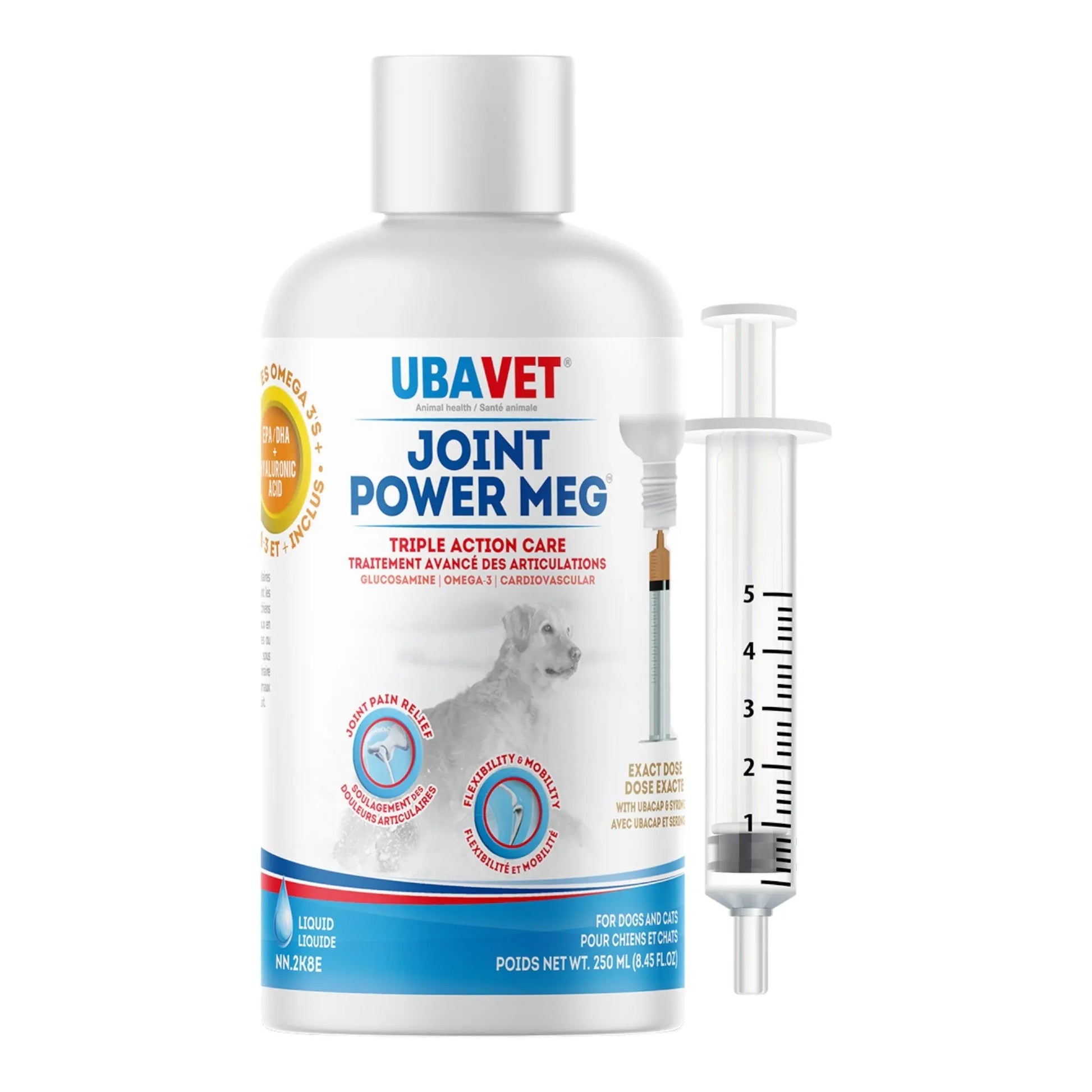 UBAVET Joint Power MEG Maximum Joint Care Liquid for Cats and Dogs American Pet Supplies