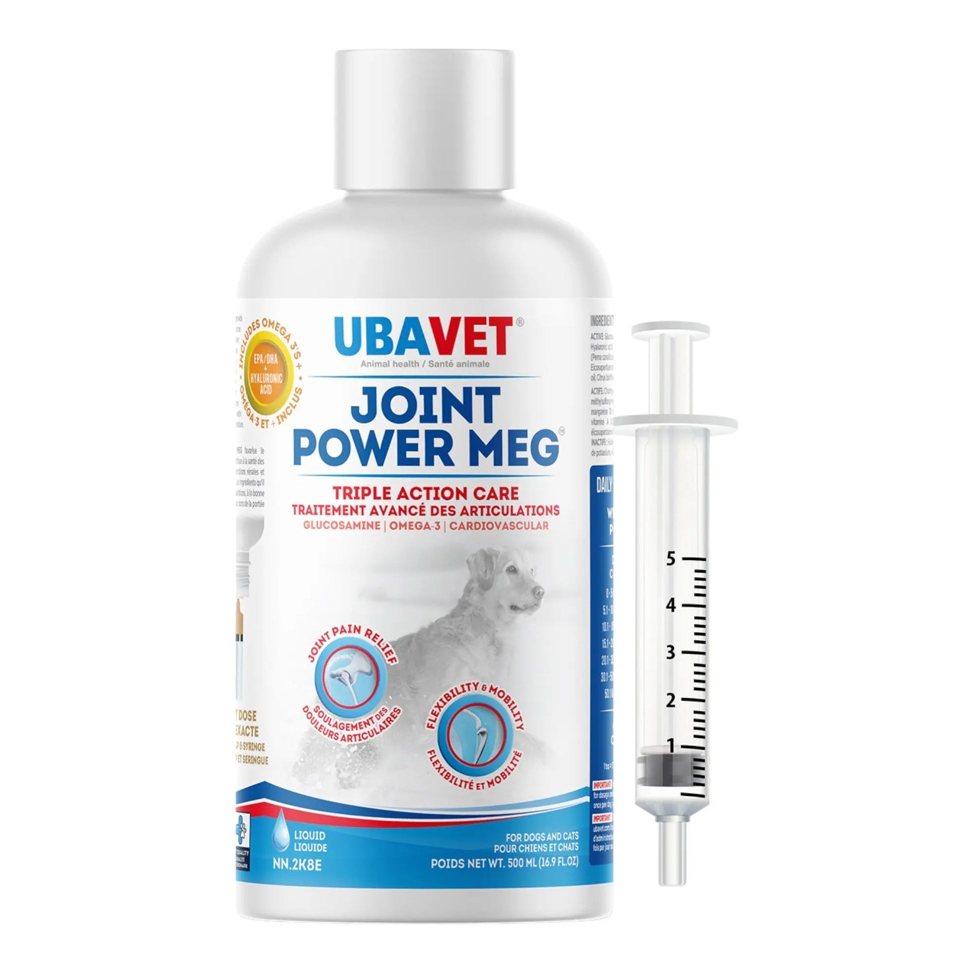 UBAVET Joint Power MEG Maximum Joint Care Liquid for Cats and Dogs American Pet Supplies