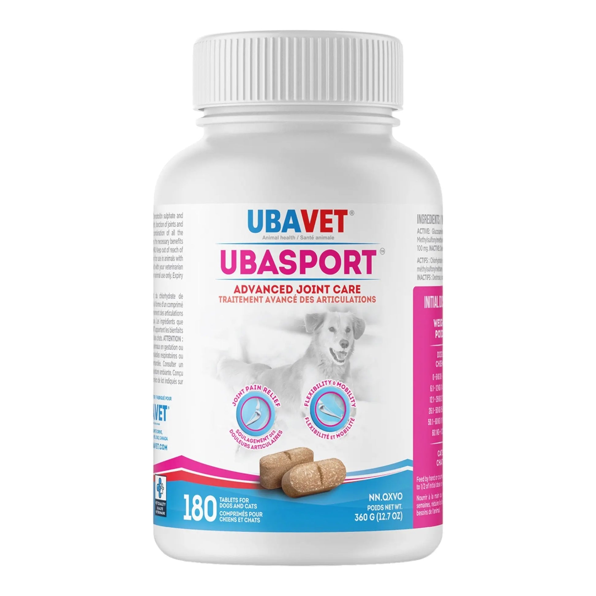 UBAVET UBASPORT Advanced Joint Care Tablets for Dogs & Cats American Pet Supplies