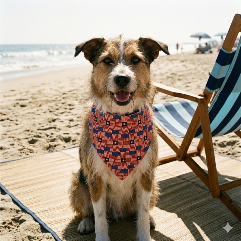 Americana Dog Bandana