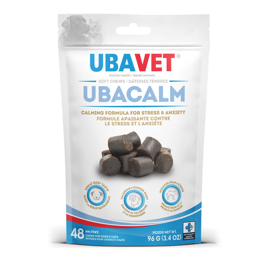 UBAVET Ubacalm Calming and Stress Relief Soft Dog Chews American Pet Supplies