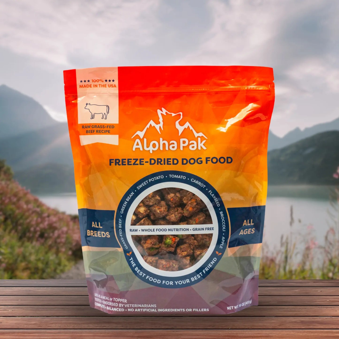 PREMIUM RAW FREEZE DRIED DOG FOOD Alpha Pak
