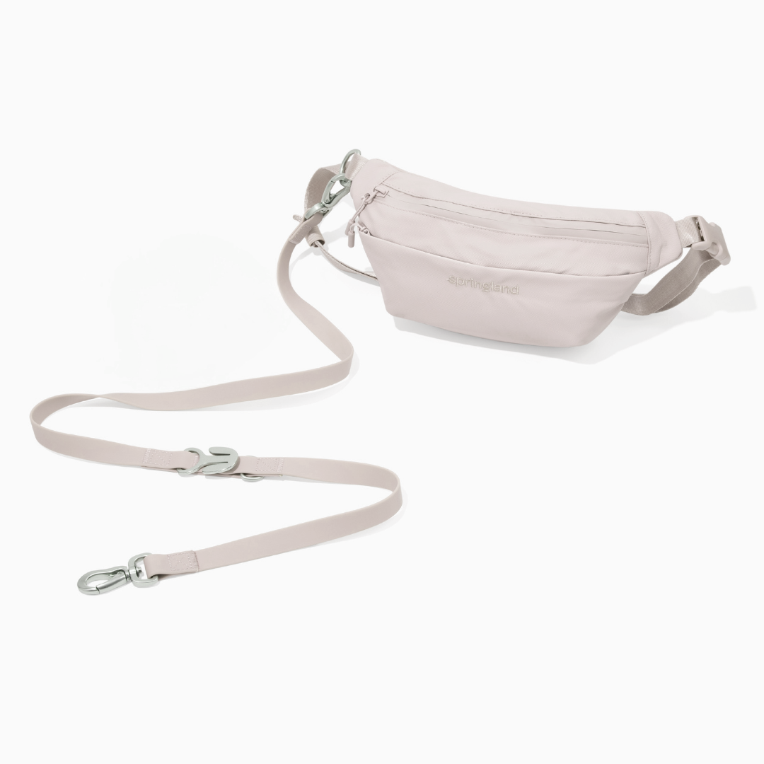 Hands-Free Dog Walking Bag with 4ft Leash