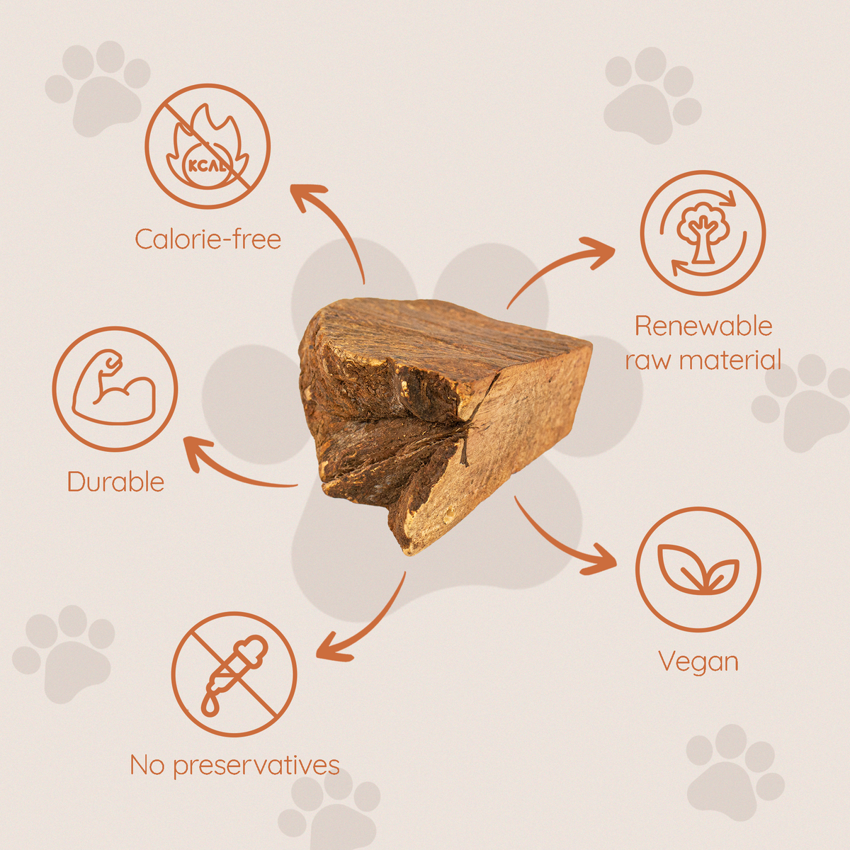 Tree Heather Root Dog Chew – Natural Long-Lasting Chew