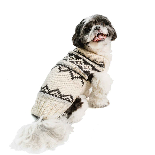 Alpaca Cream Wyatt Dog Sweater