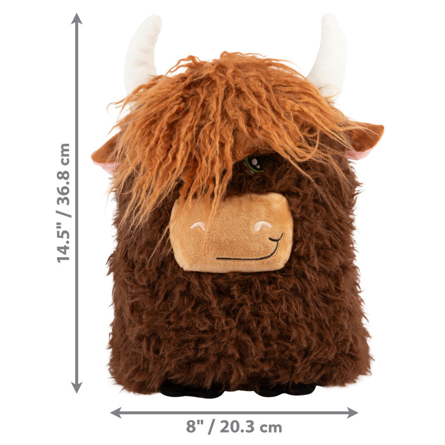 KONG Comfort Highland Cow Dog Toy Assorted X-Large