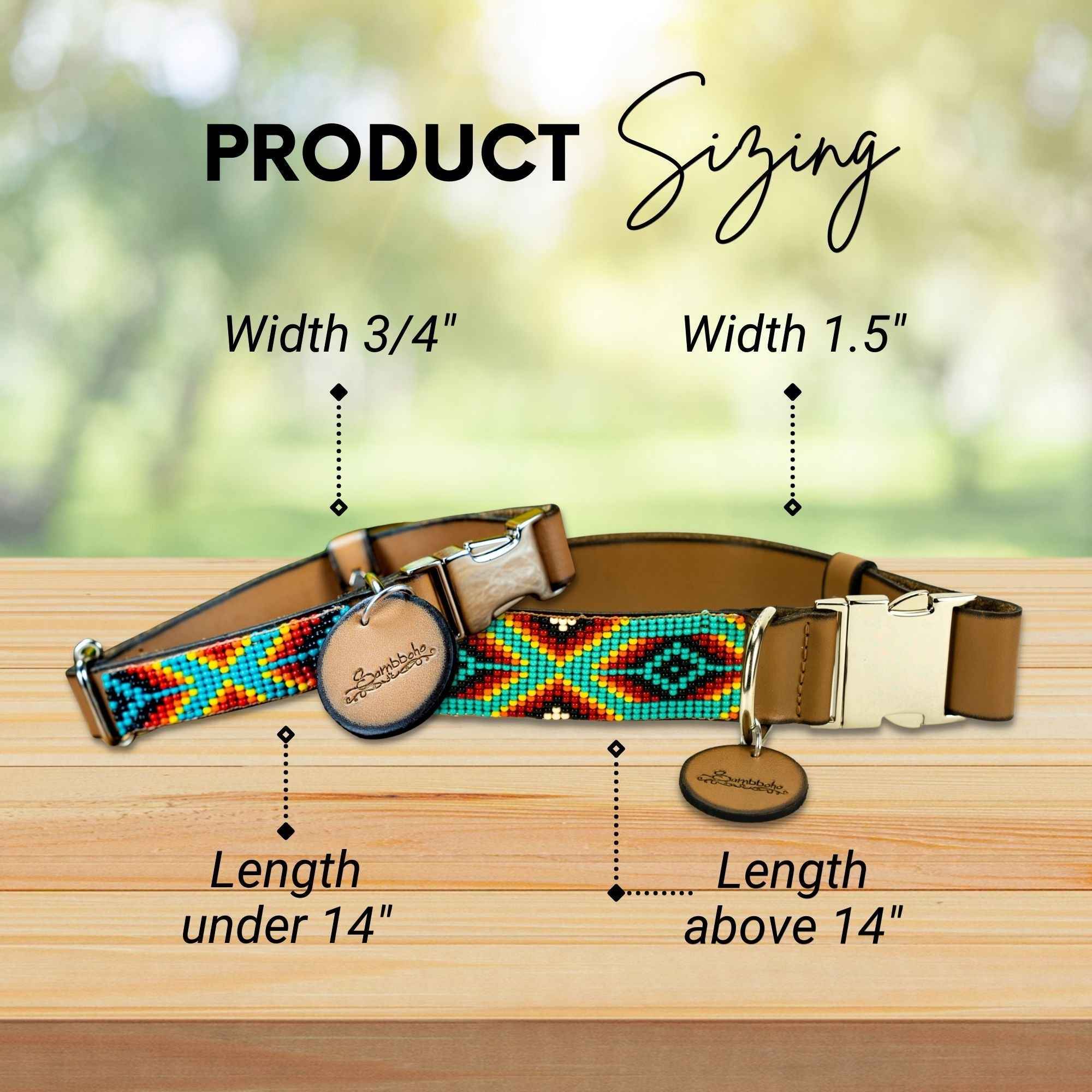 Bahamas dog collar (quick release)