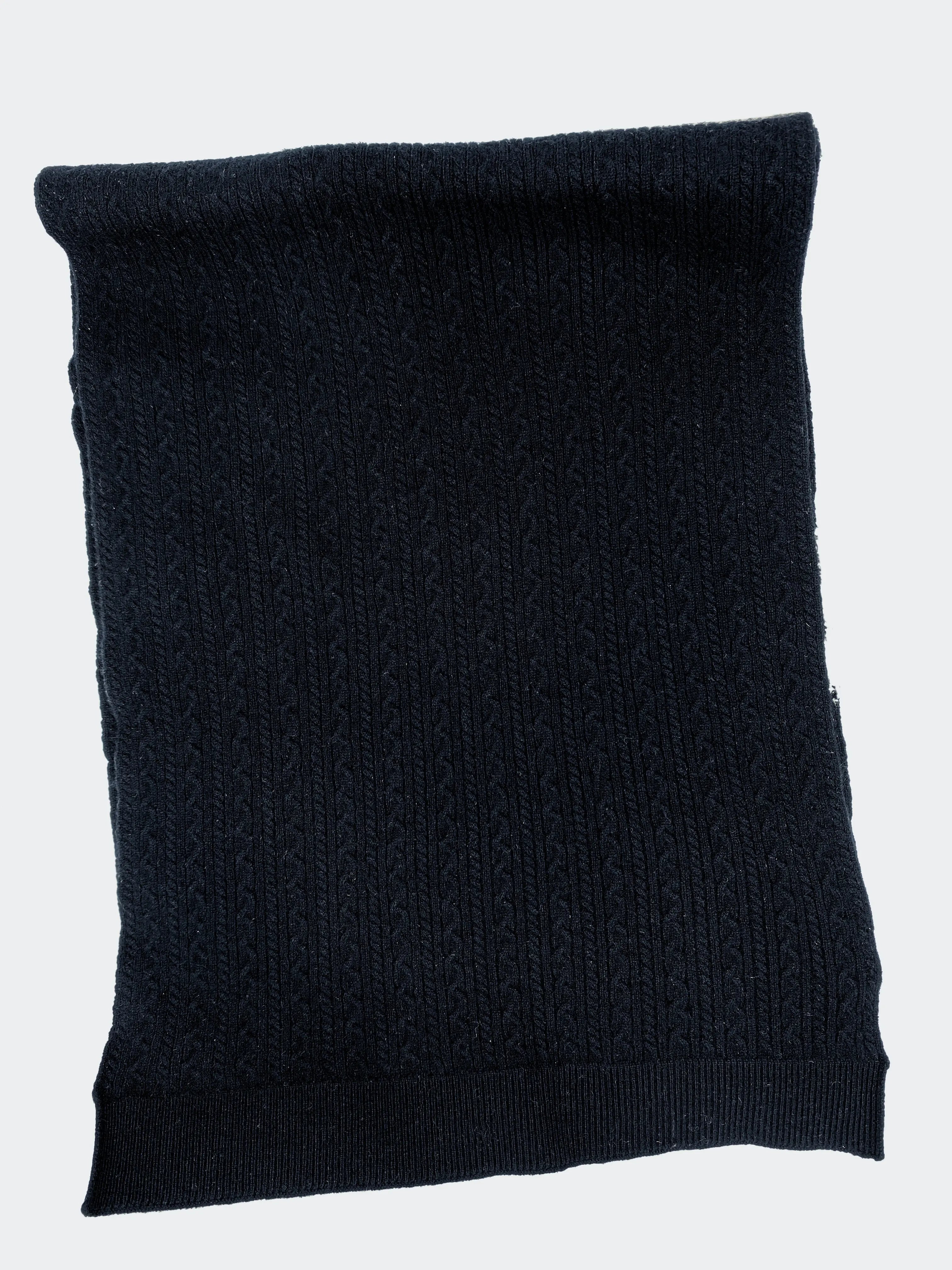 Cashmere Blend Scarf sets for Pets and their humans, Black and White