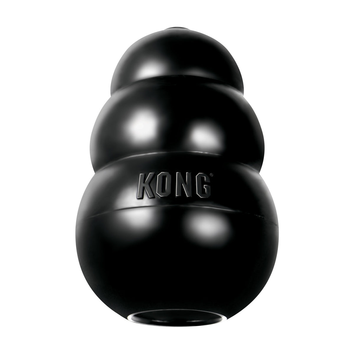 KONG Extreme black rubber dog toy