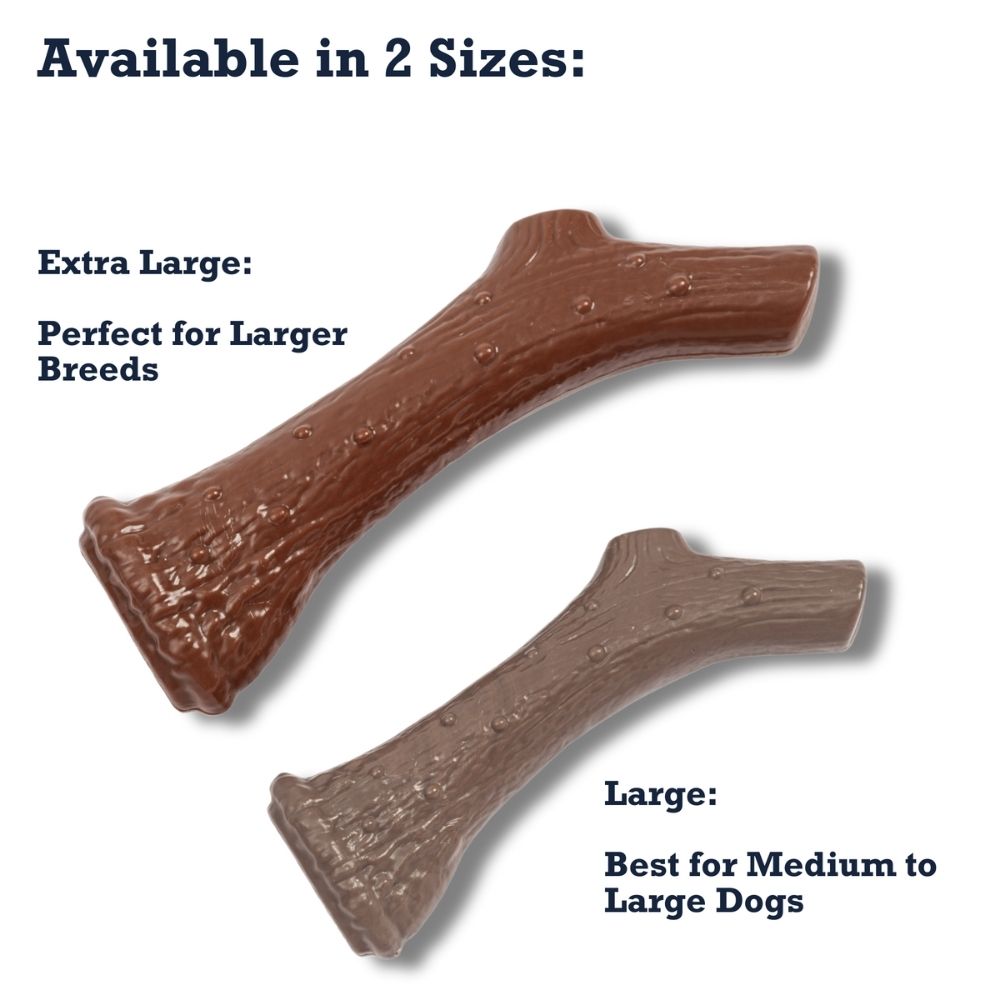 Country Living Nylon Antler Dog Chew Toy with Natural Chicken Flavor