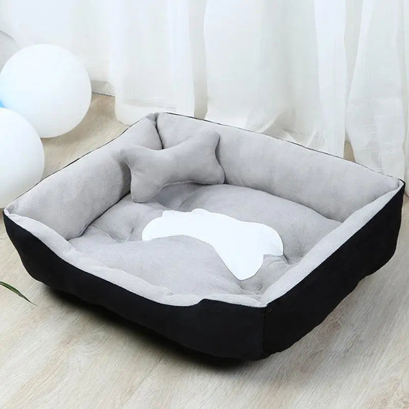 Cozy Retreat Large Dog Bed Dog Hugs Cat