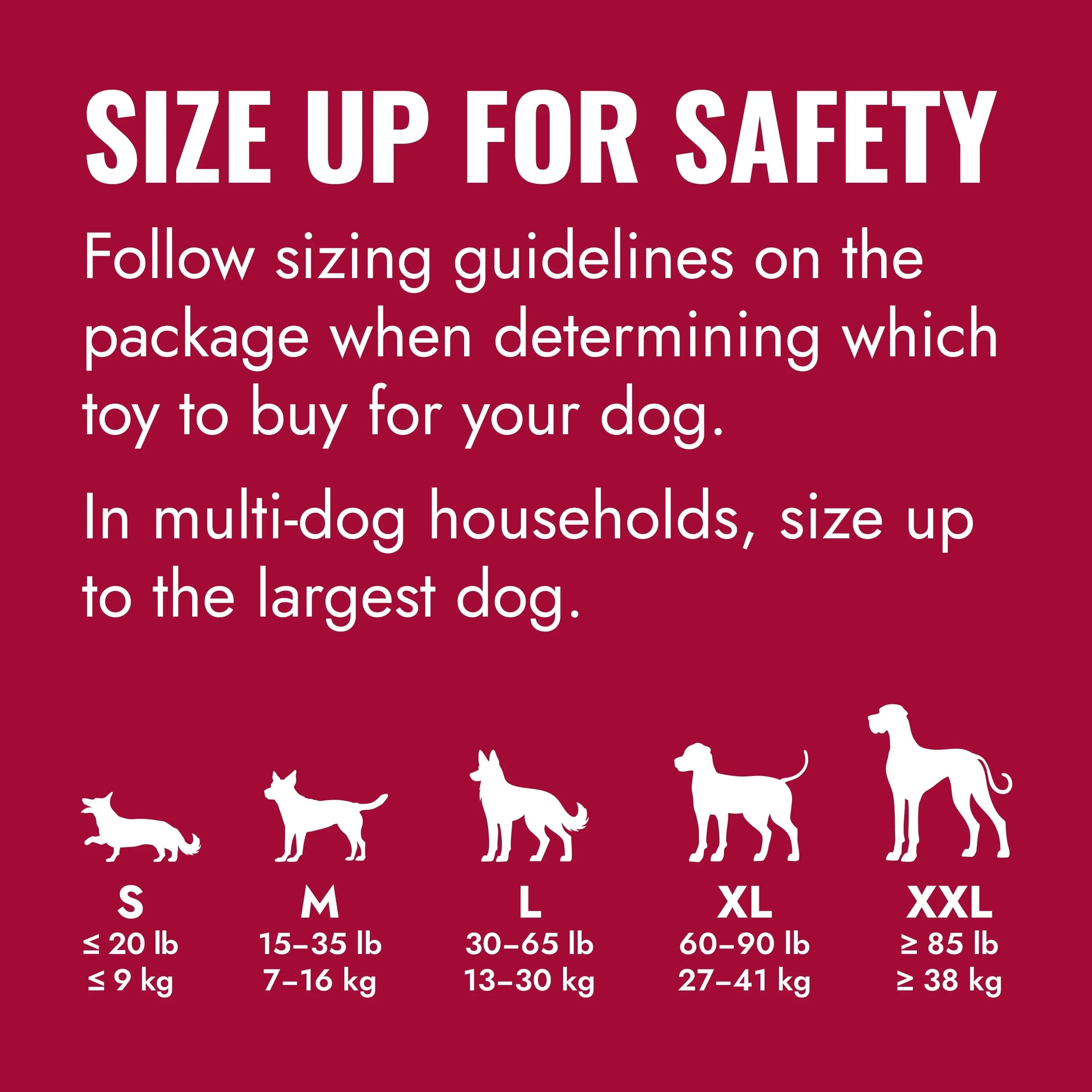 ® Classic Stuffable Dog Chew Toy, Large